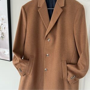 Tan Pea Trench Coat Kenneth Cole Reaction Men's 44R EUC Sophisticated